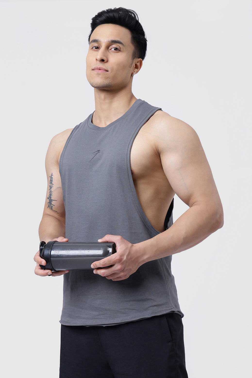 Drift Deep Arm Tank Grey