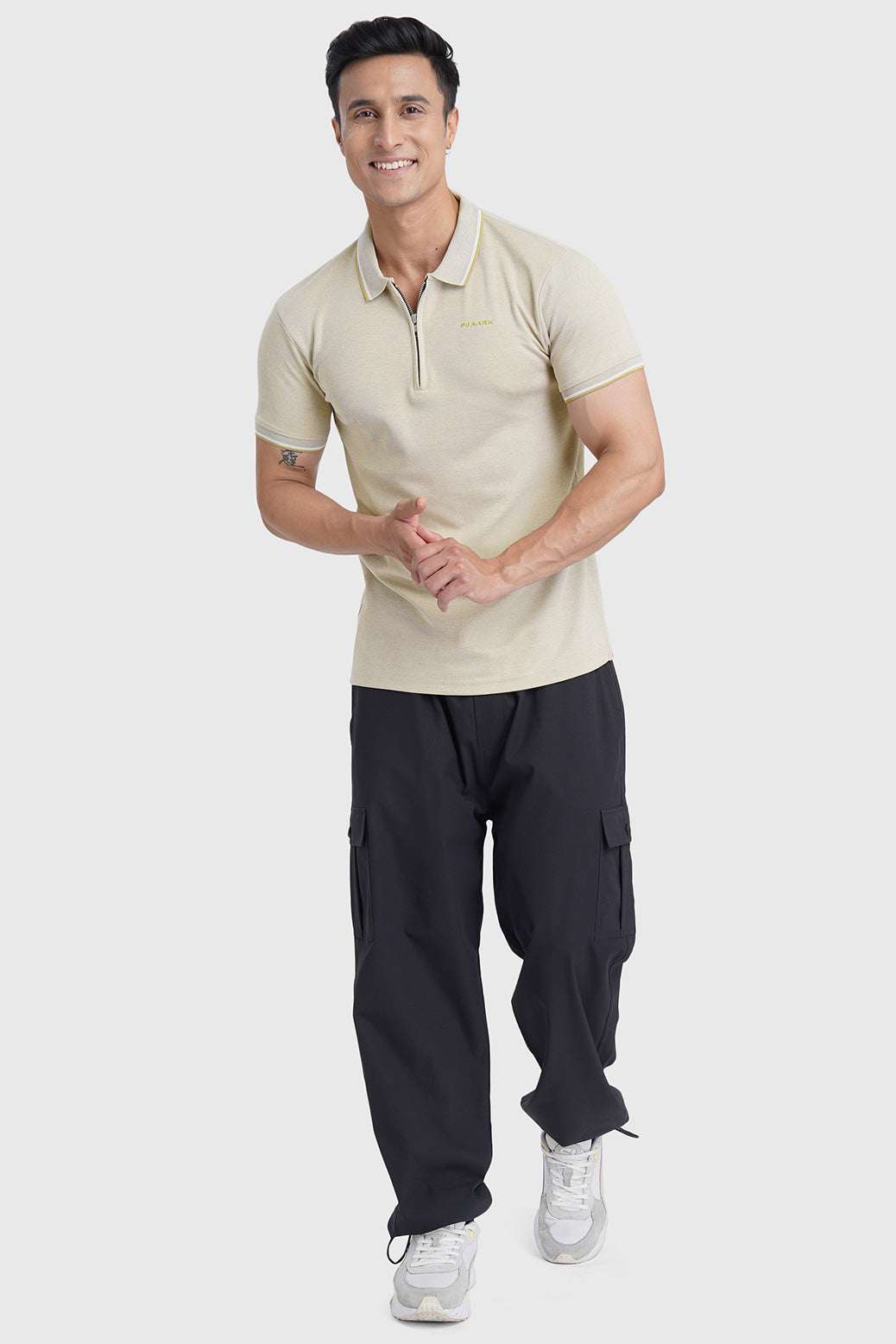 Heritage Polo T-shirt Beige