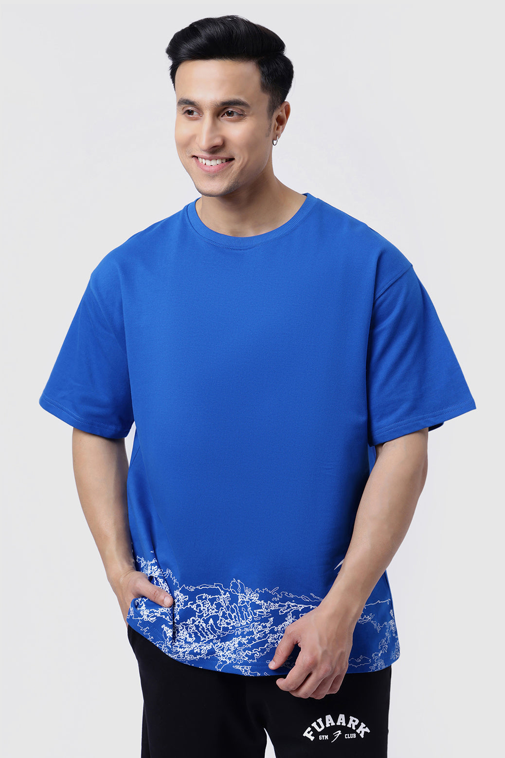 Monster Truck Oversized T-shirt Blue