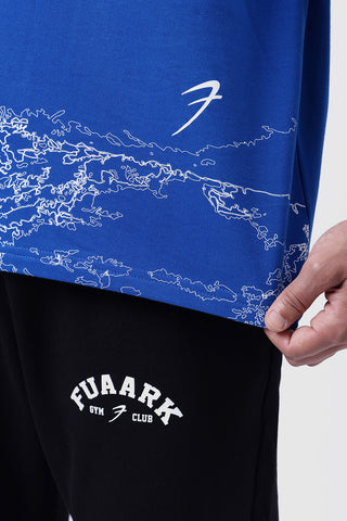 Monster Truck Oversized T-shirt Blue