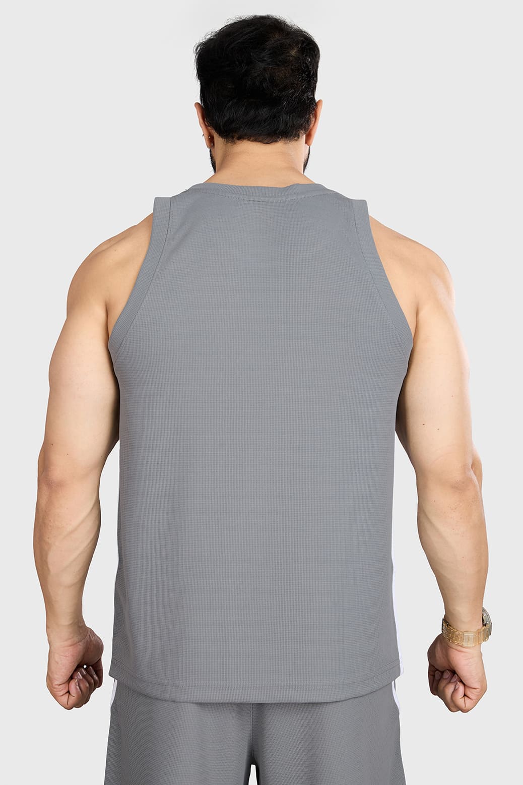 Drip Oversized Tank Dark Grey