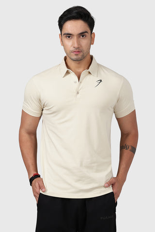 Polo T-shirt Beige