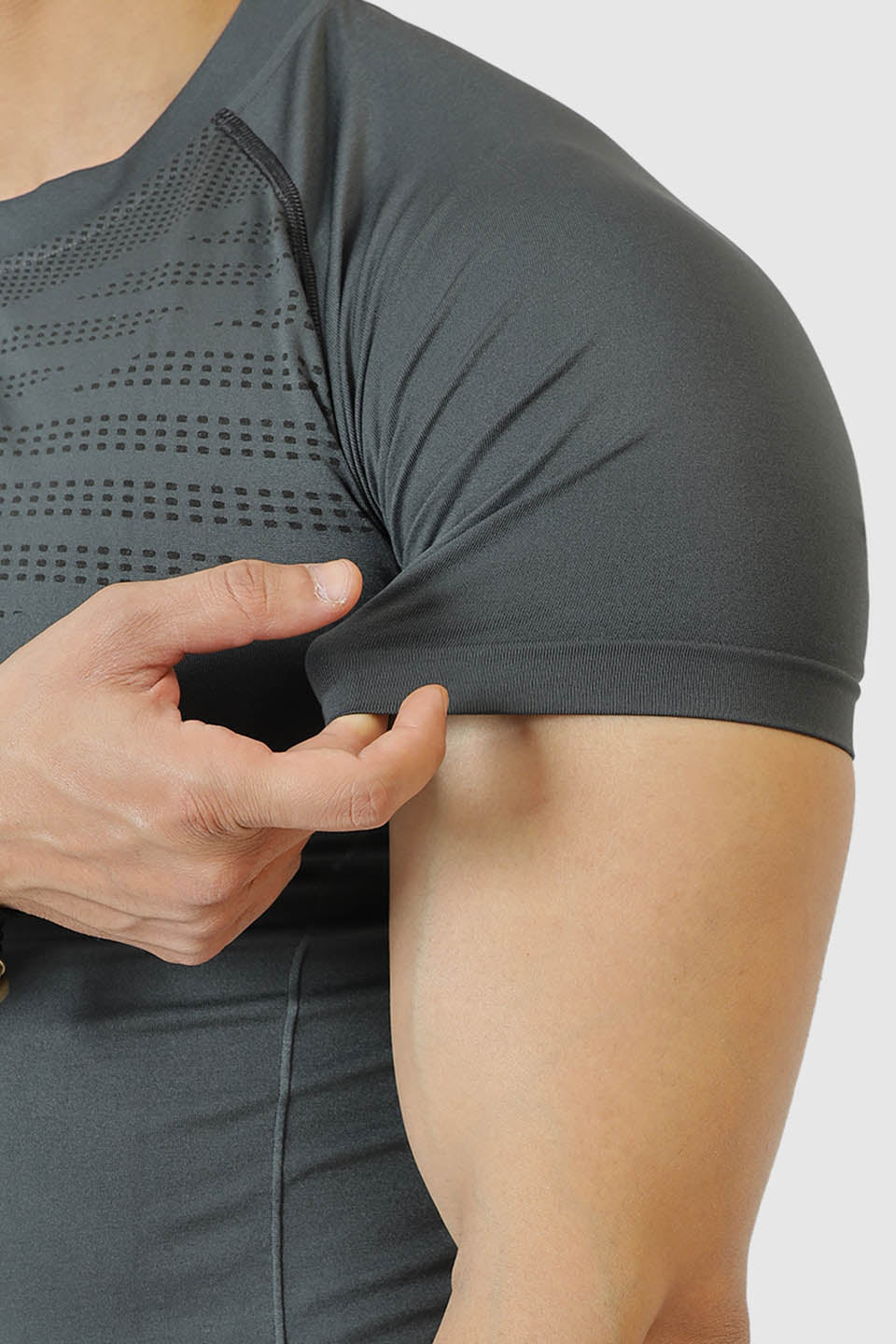 Power Seamless T-shirt Grey/Fuaark