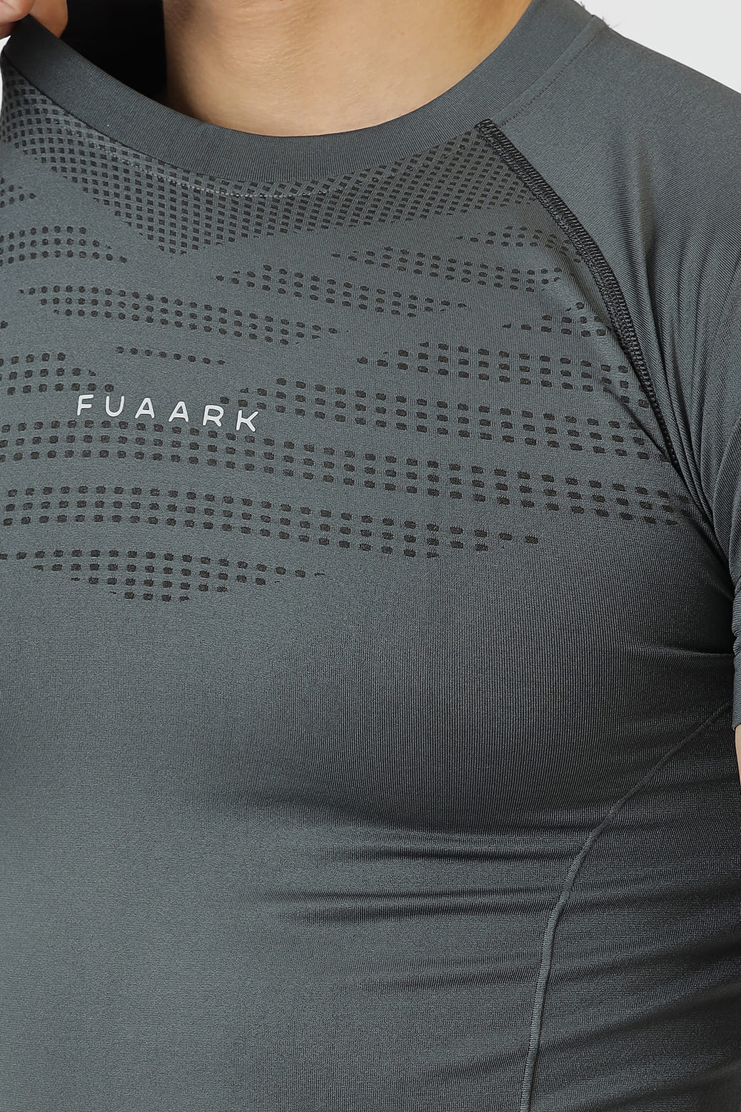 Power Seamless T-shirt Grey/Fuaark