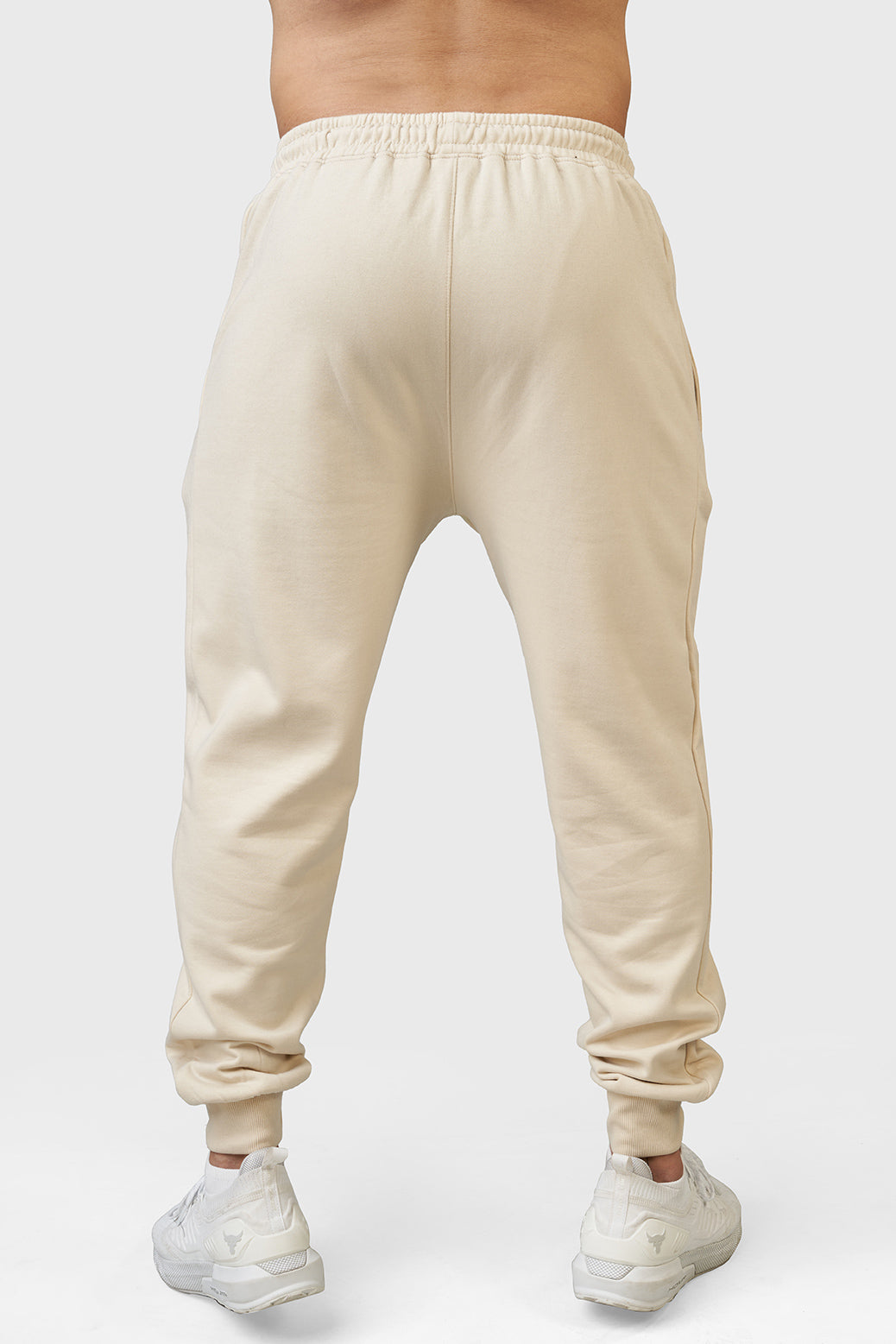 Signature Oversized Joggers Beige