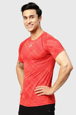 Compression  Sleeveless Tank Red