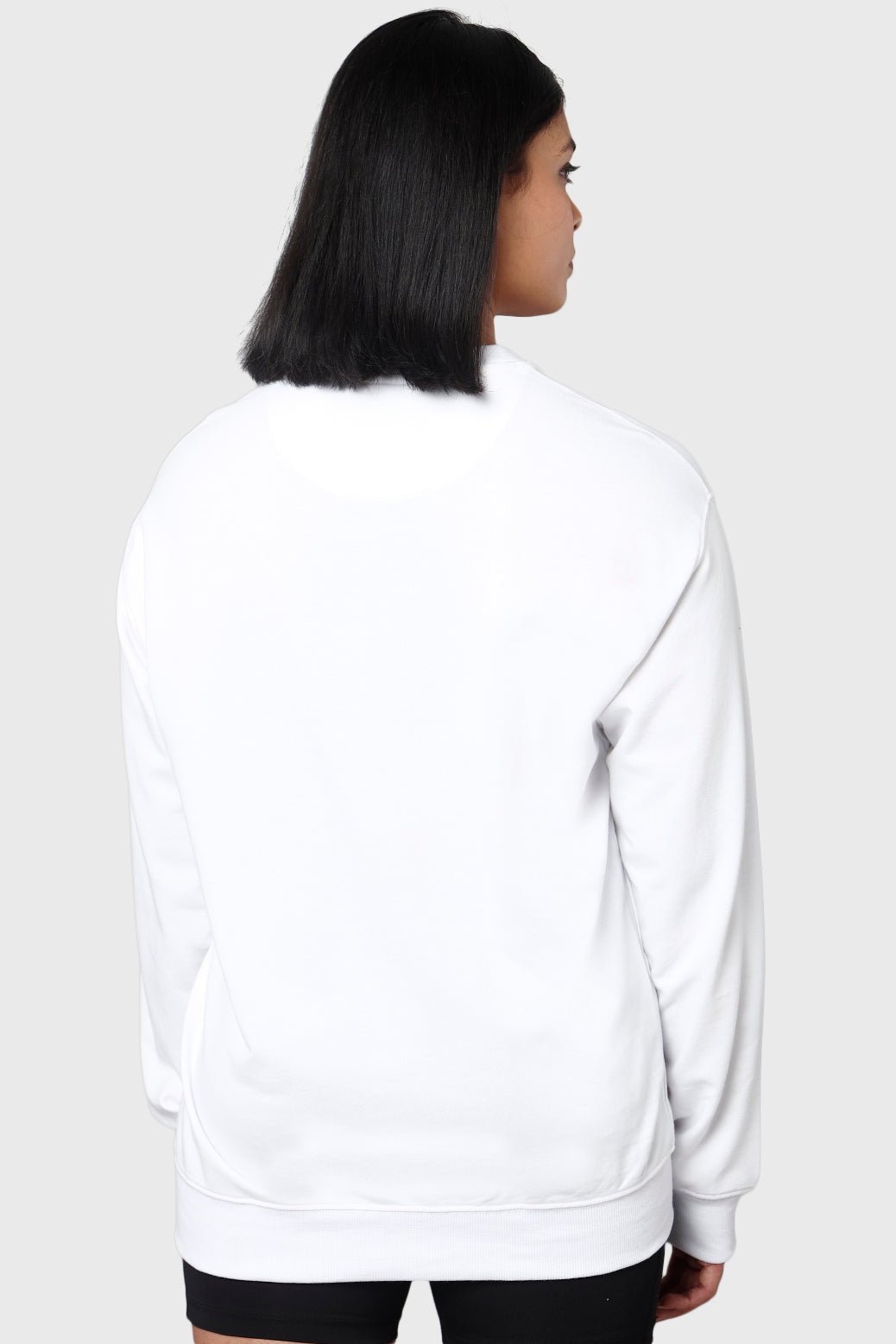 Star Oversized Sweatshirt White