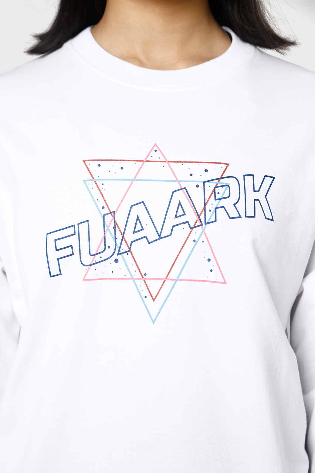 Star Oversized Sweatshirt White