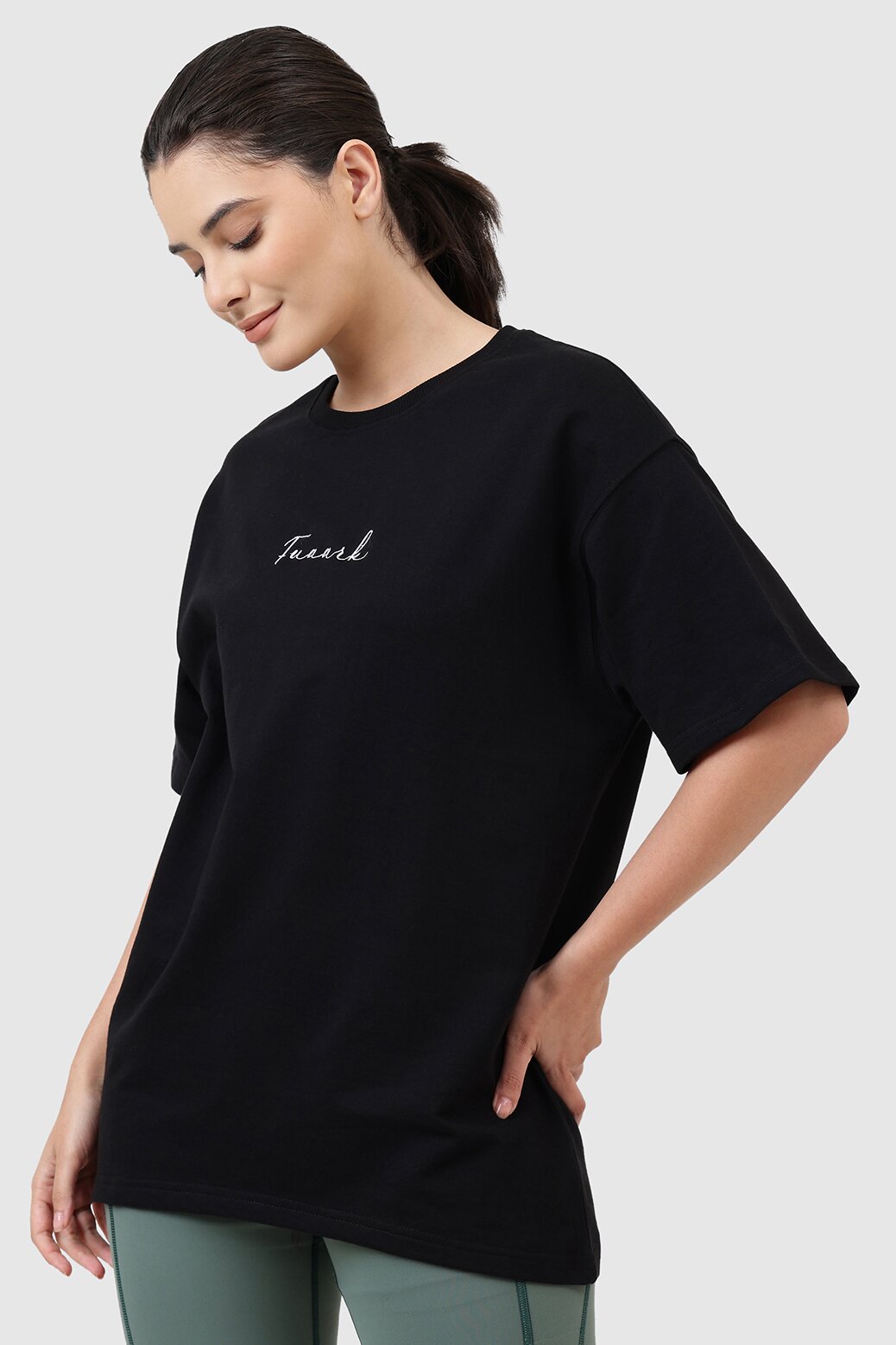 Bold Oversized T-shirt Black