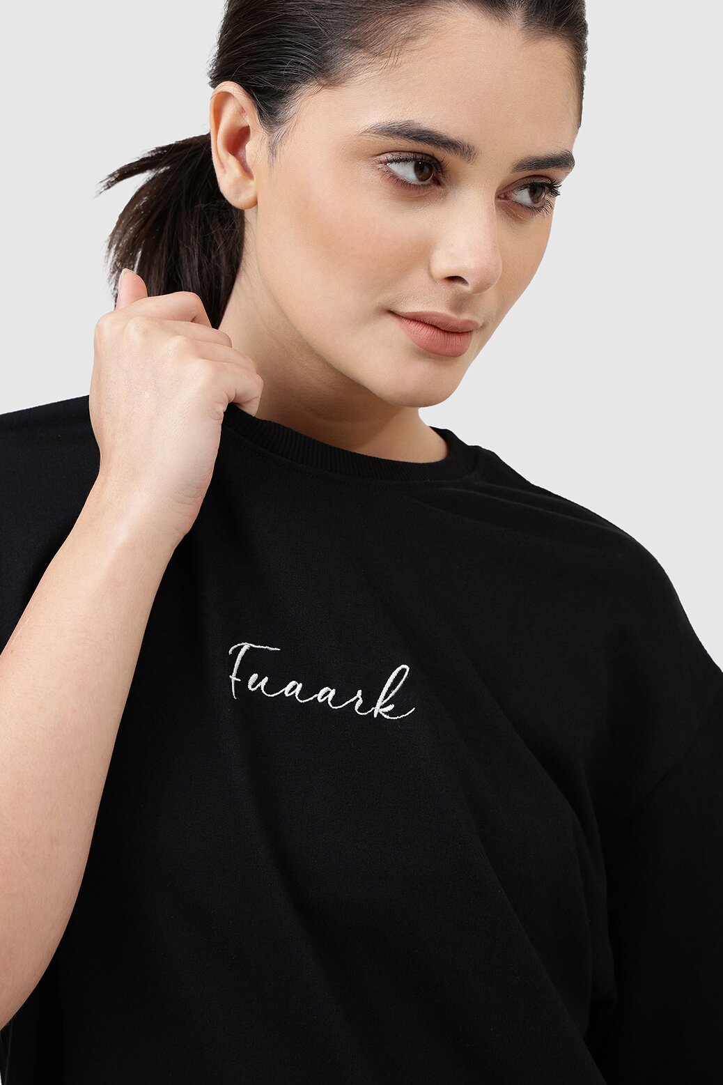 Bold Oversized T-shirt Black