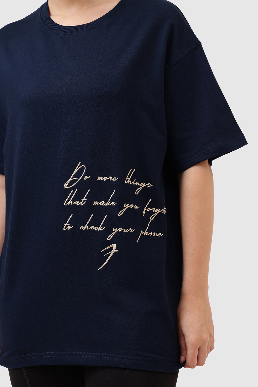 Inspiration Oversized T-shirt Navy