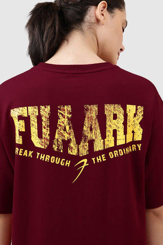 Trendsetter Oversized T-shirt Maroon