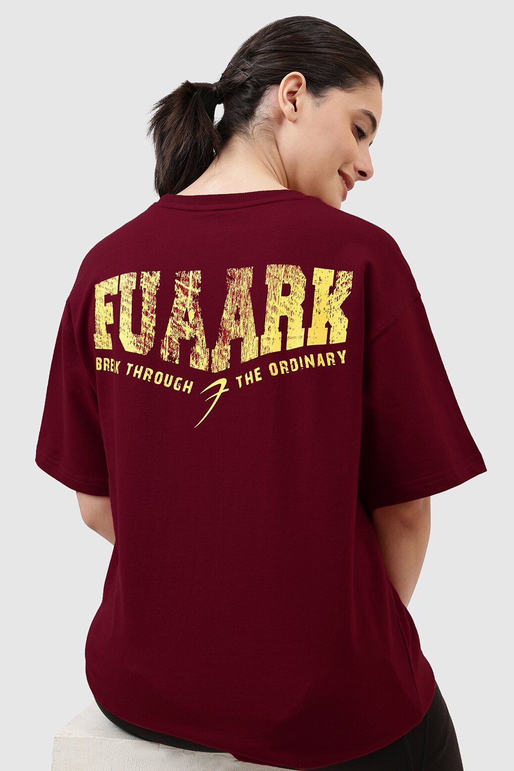Trendsetter Oversized T-shirt Maroon