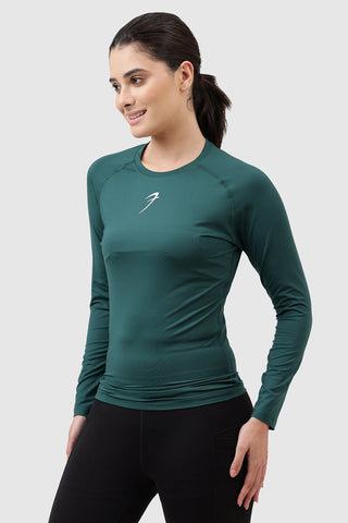 Compression Full T-shirt Emrald