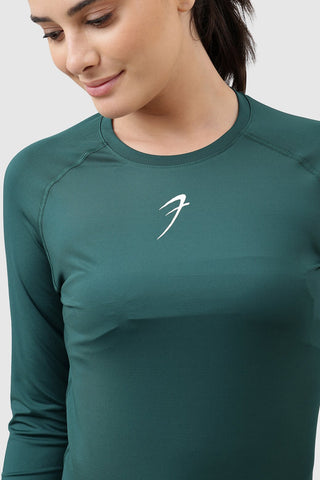 Compression Full T-shirt Emrald