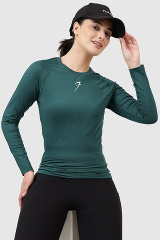 Compression Full T-shirt Emrald