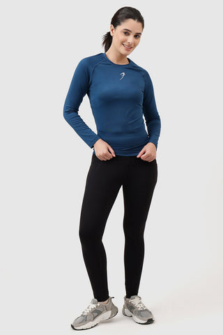 Compression Full T-shirt Teal