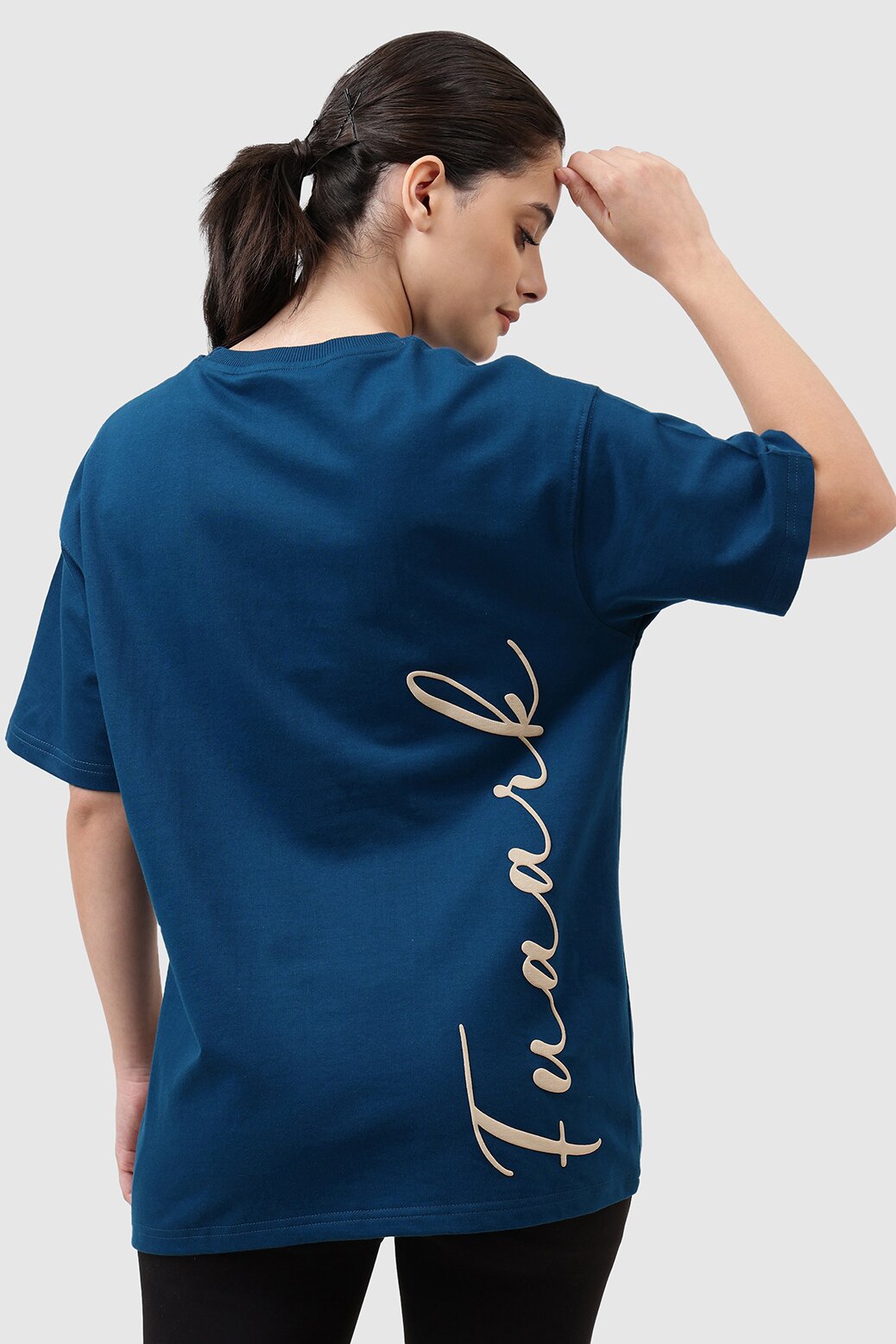Bold Oversized T-shirt Teal