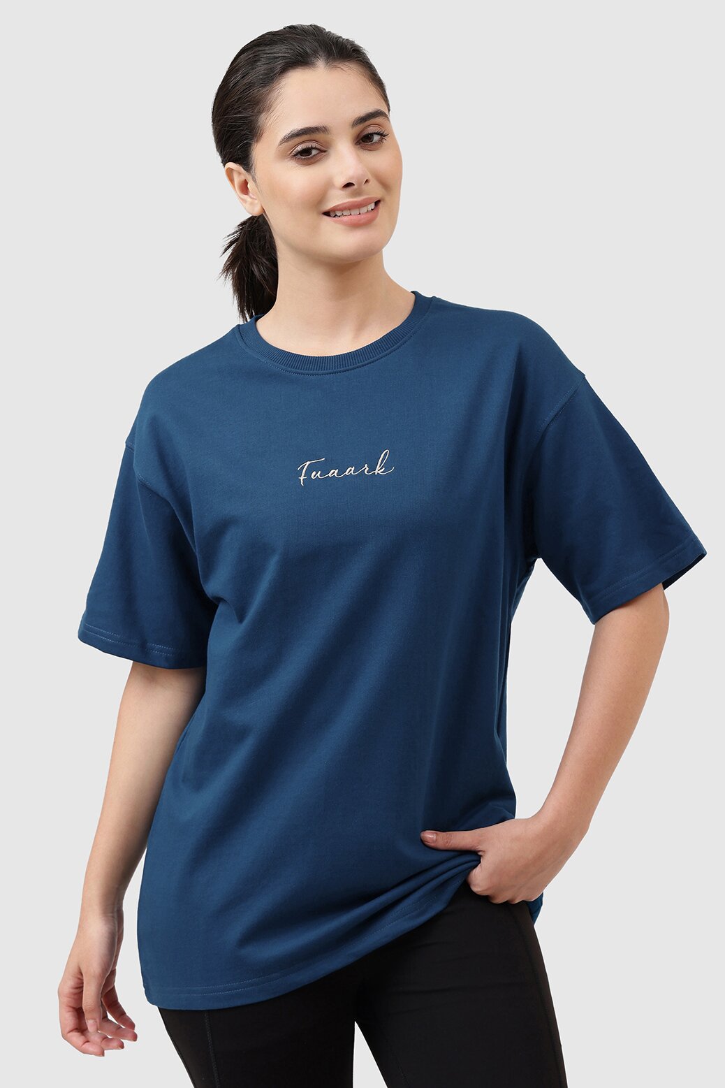 Bold Oversized T-shirt Teal