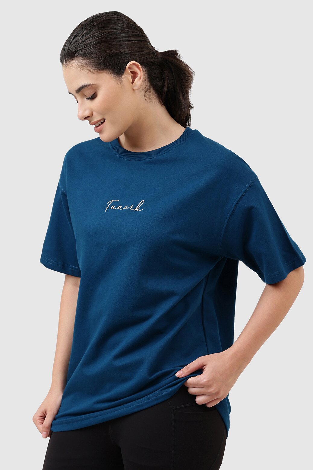 Bold Oversized T-shirt Teal