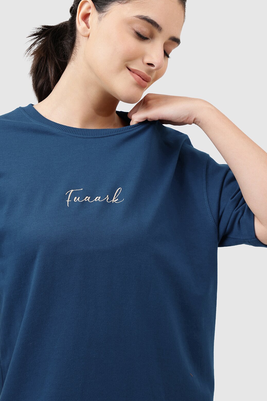 Bold Oversized T-shirt Teal