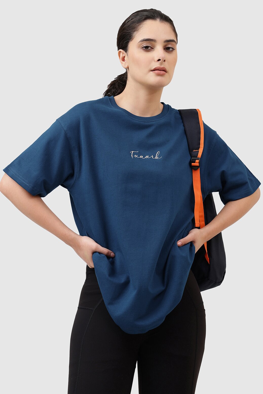 Bold Oversized T-shirt Teal
