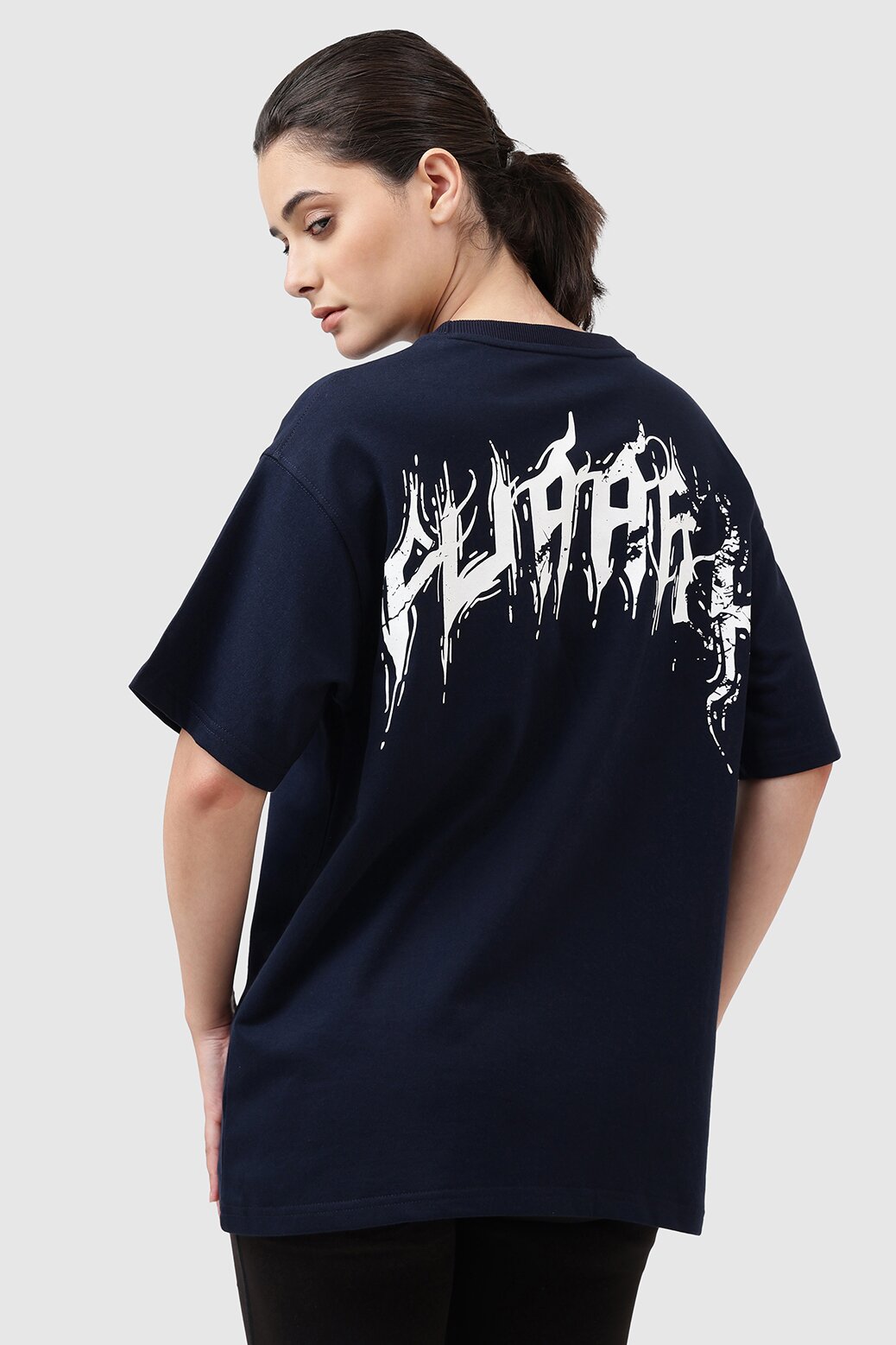 Ignite Oversized T-shirt Navy