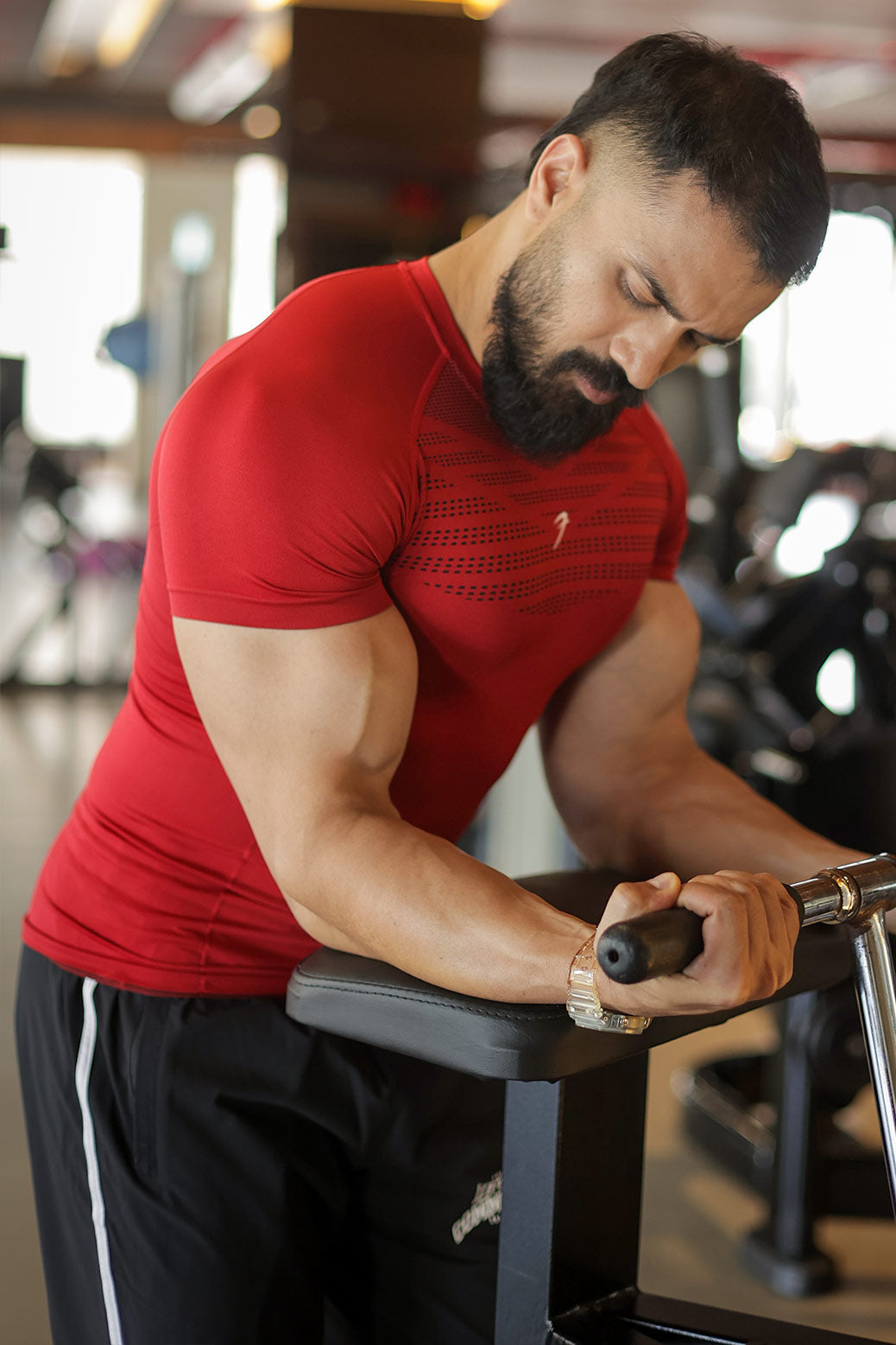 Power Seamless T-shirt Red/Logo