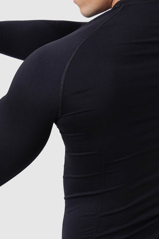 Power Seamless Fullsleeves T-shirt Black