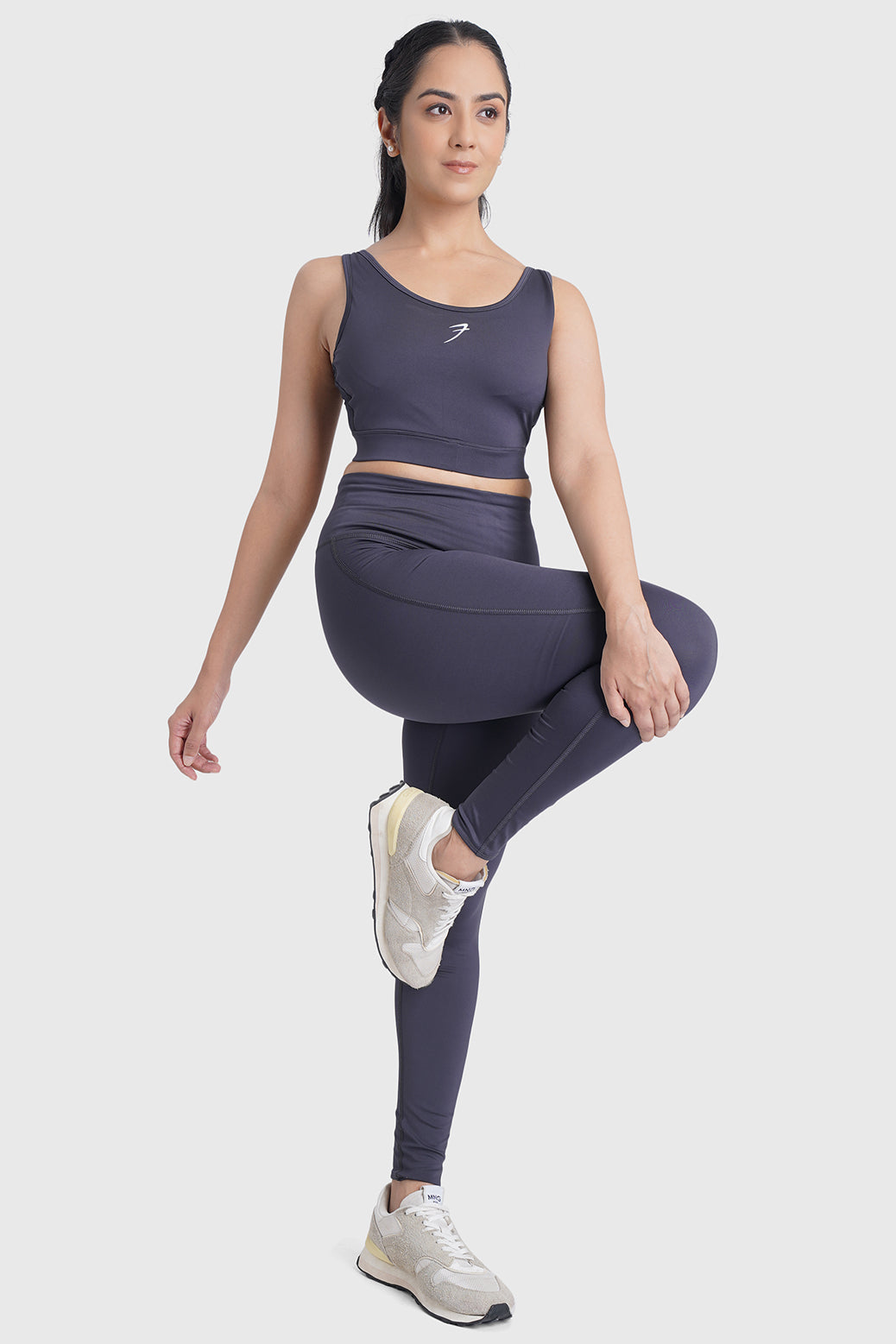 Active Full Support Sports Bra Coal