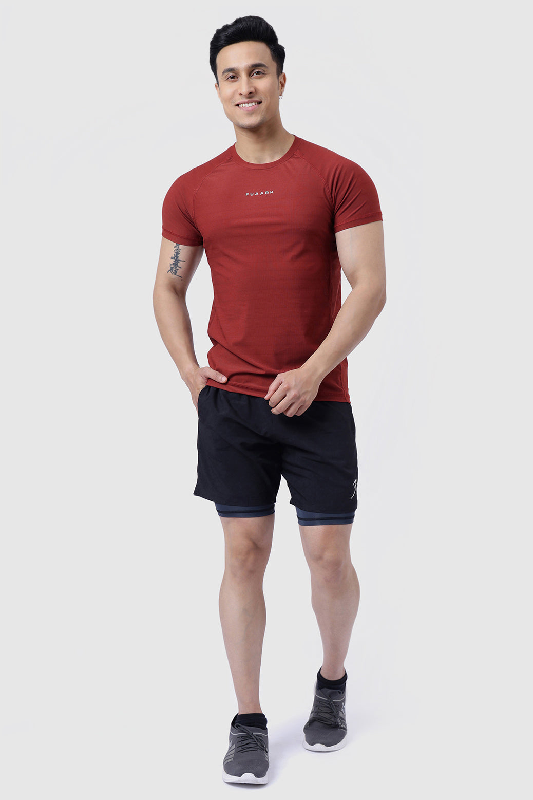 Blaze Nylon T-shirt Salsa Rust