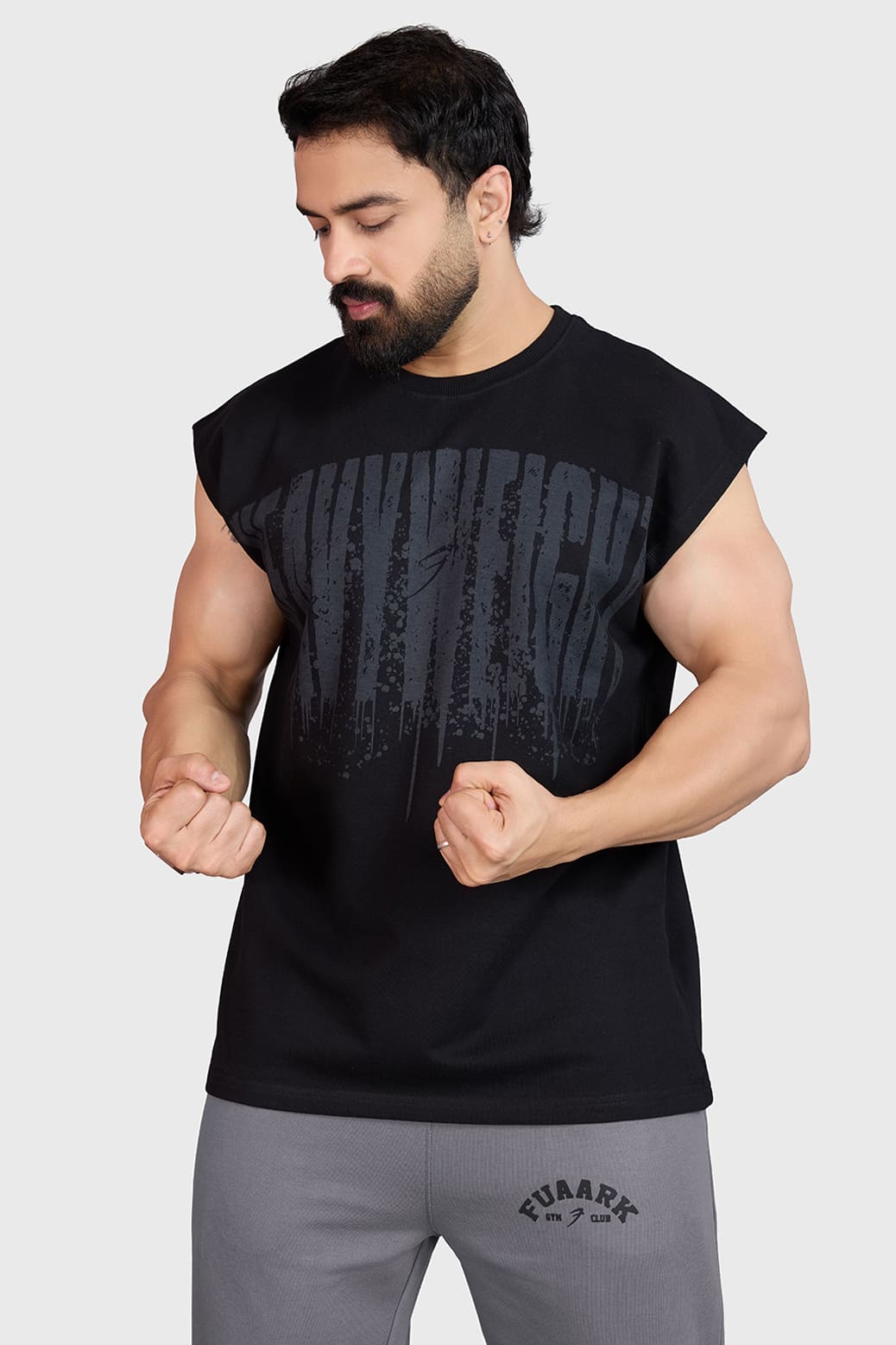 Heavyweight Capsleeves Tank Black