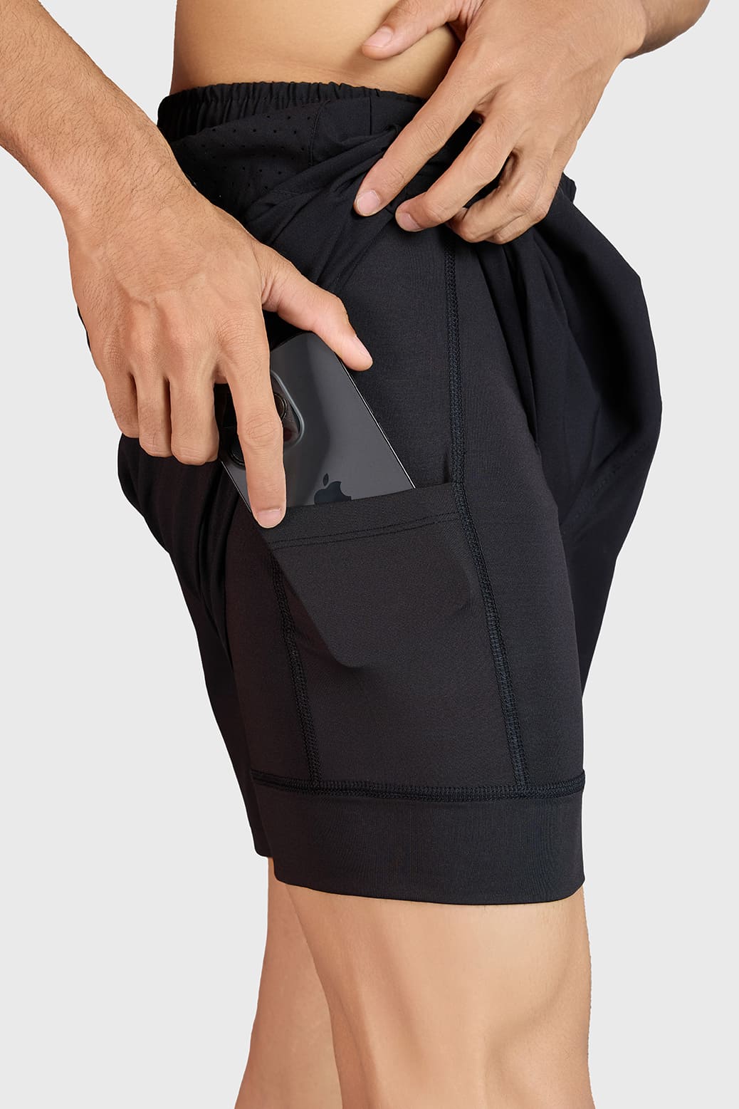 Hyper 5" Running Shorts Black