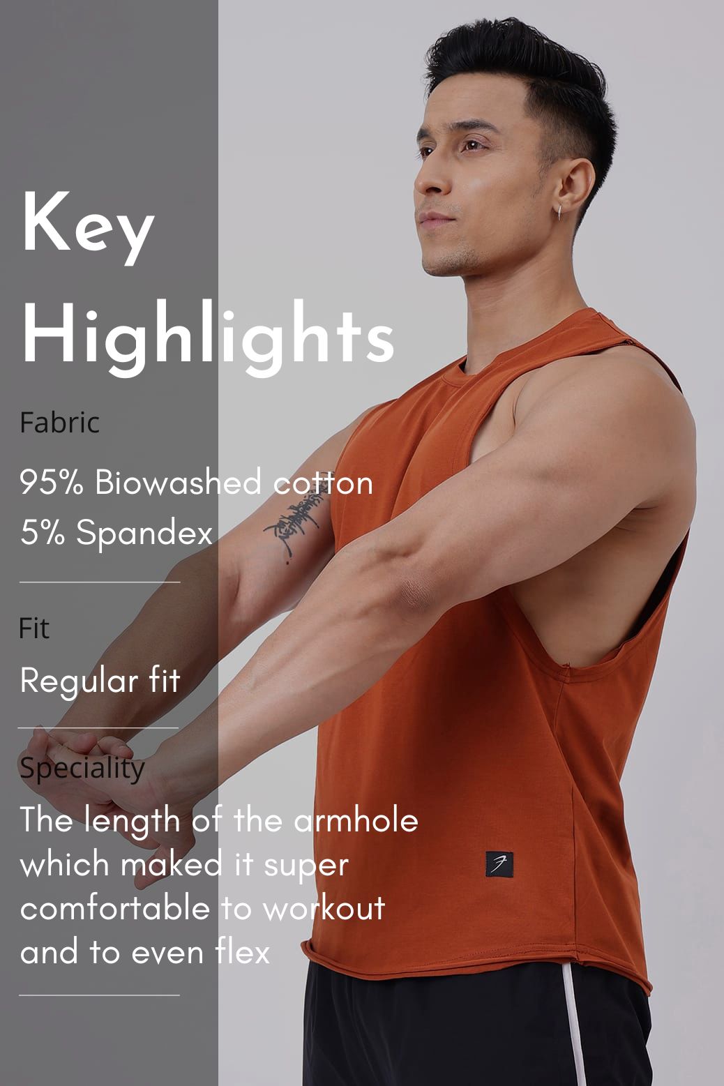 Legacy DeepArm Tank Brown