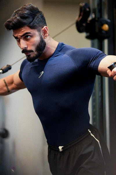 Strength Seamless T-shirt Navy