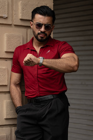 Aero Shirt Deep Red