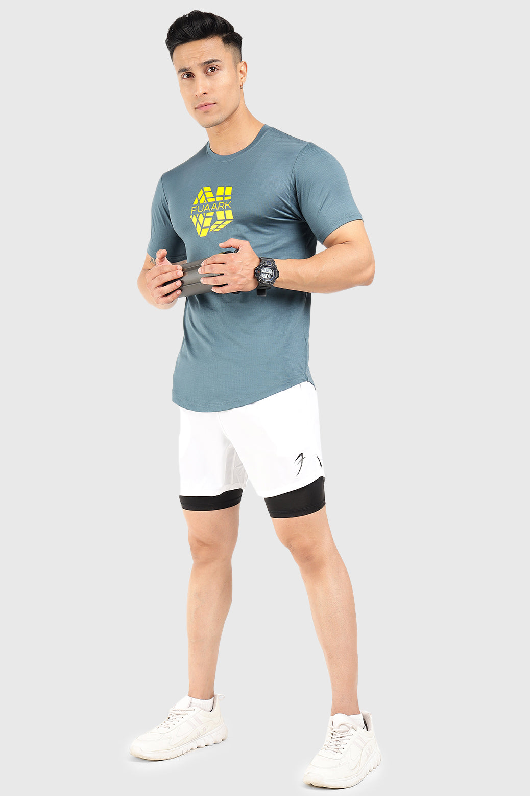 Revolve T-shirt Arctic Blue