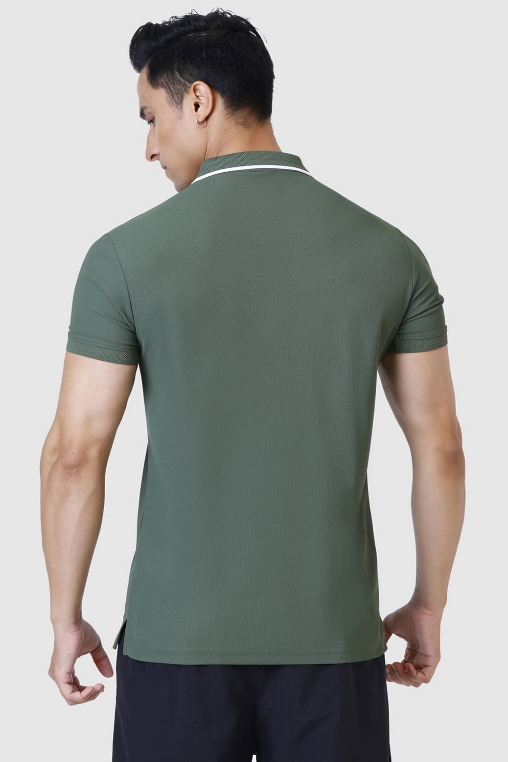 Stride Polo T-shirt Olive