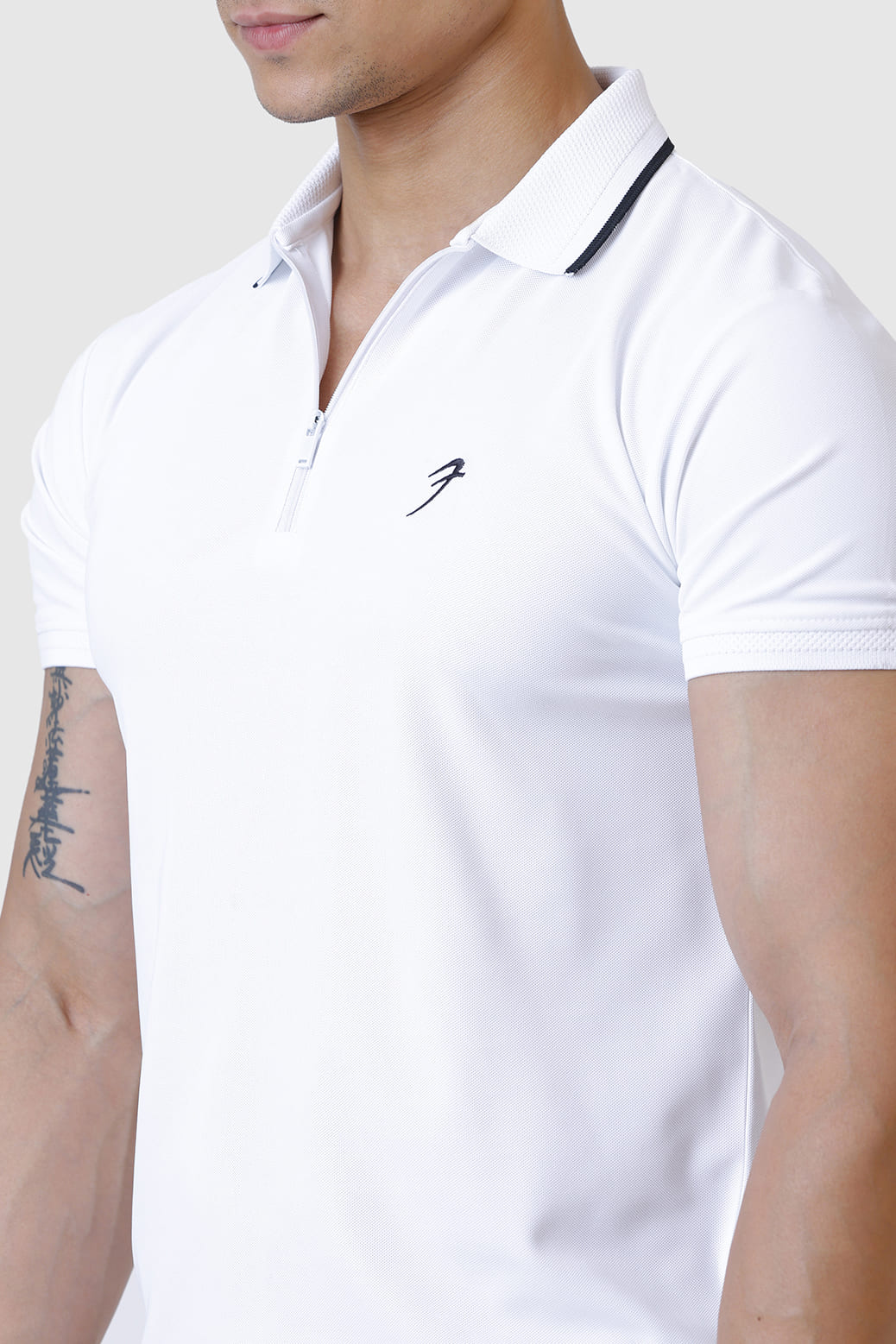 Stride Polo T-shirt White