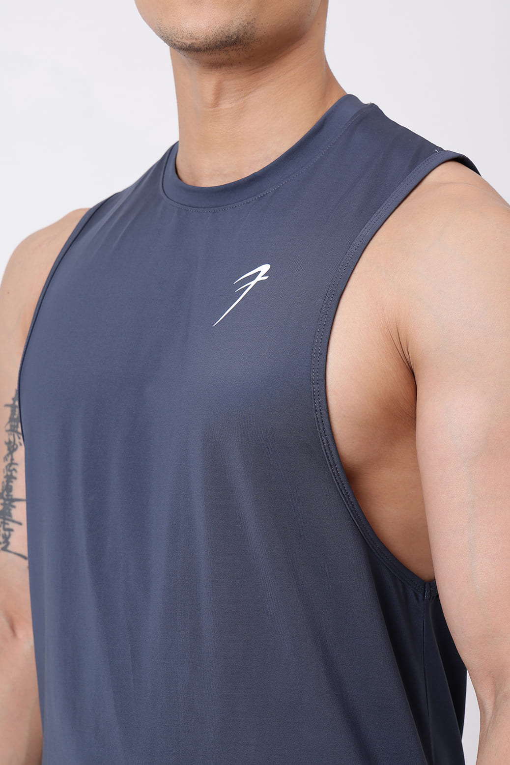 Urban Deep Arm Tank Dark Grey
