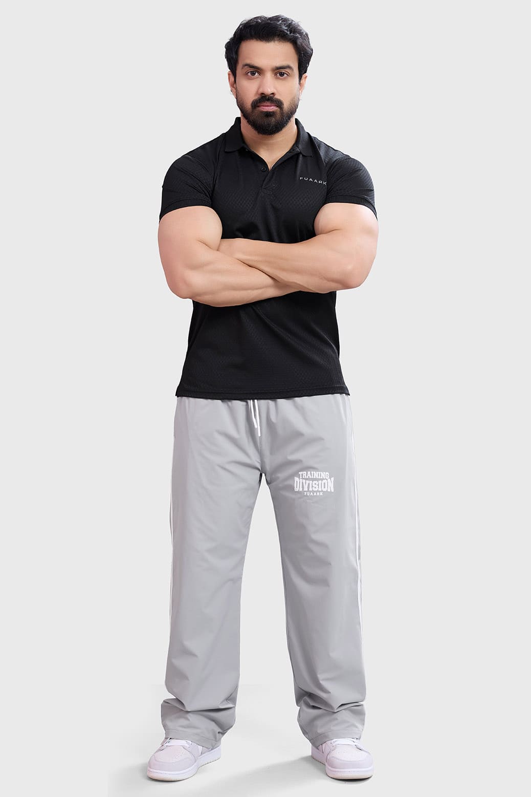 Wave Polo T-shirt Black