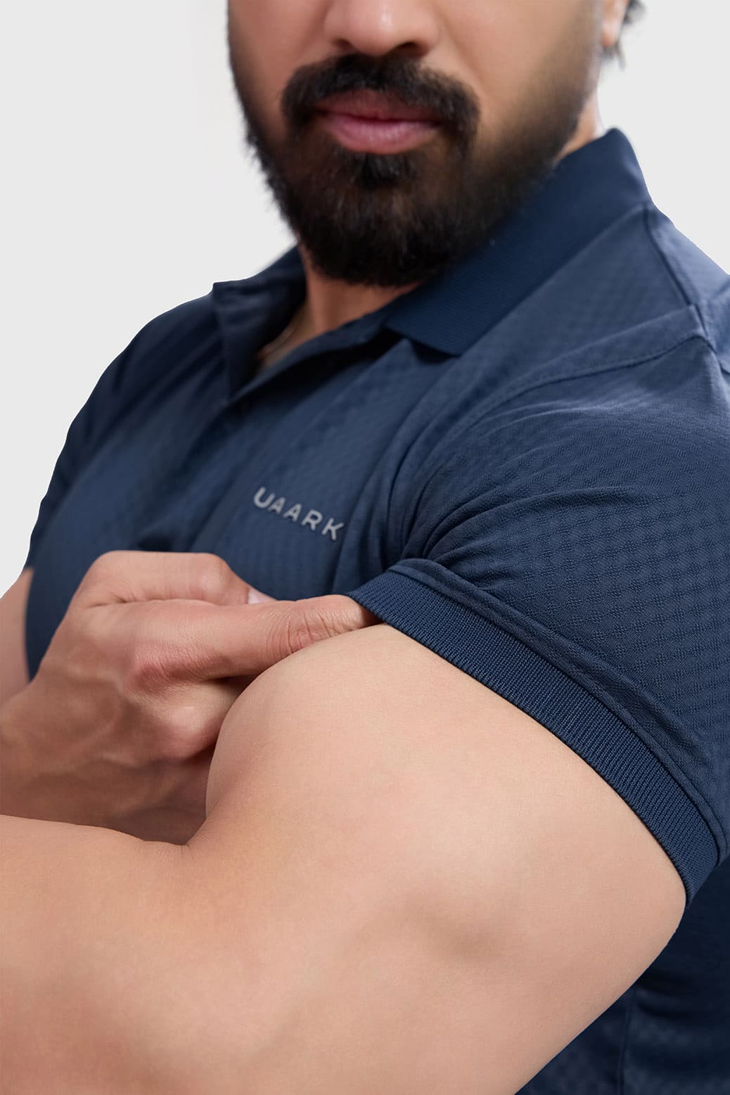 Wave Polo T-shirt Navy