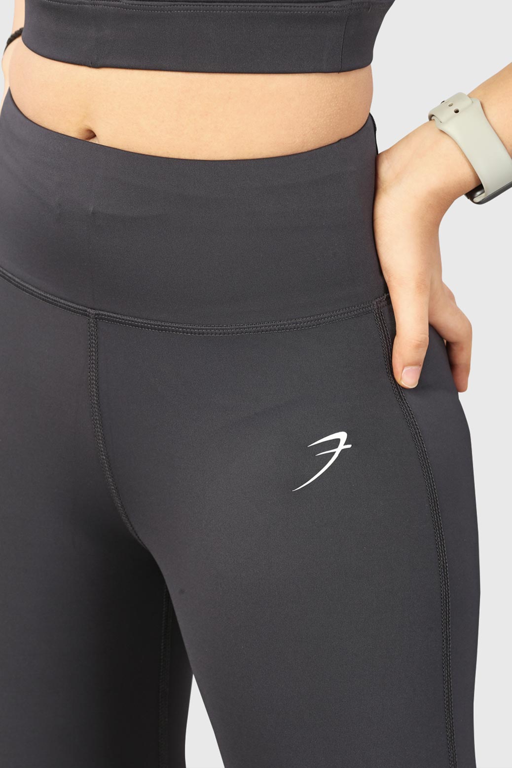 Active High Rise Leggings Coal