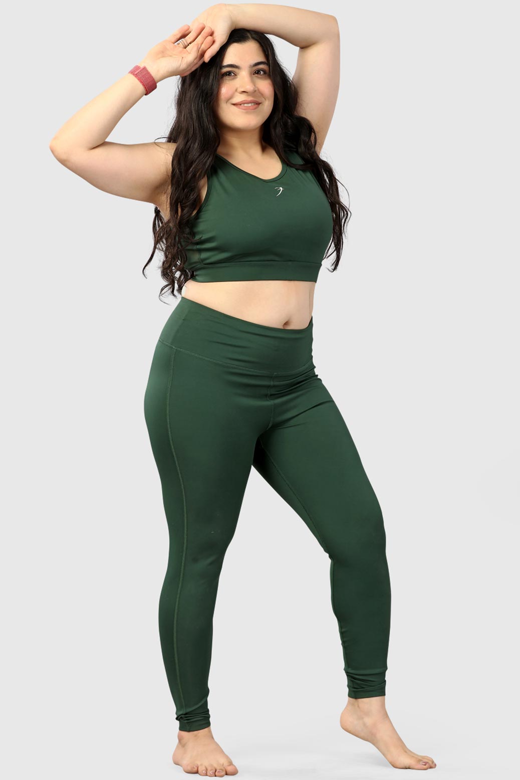 Active High Rise Leggings Green