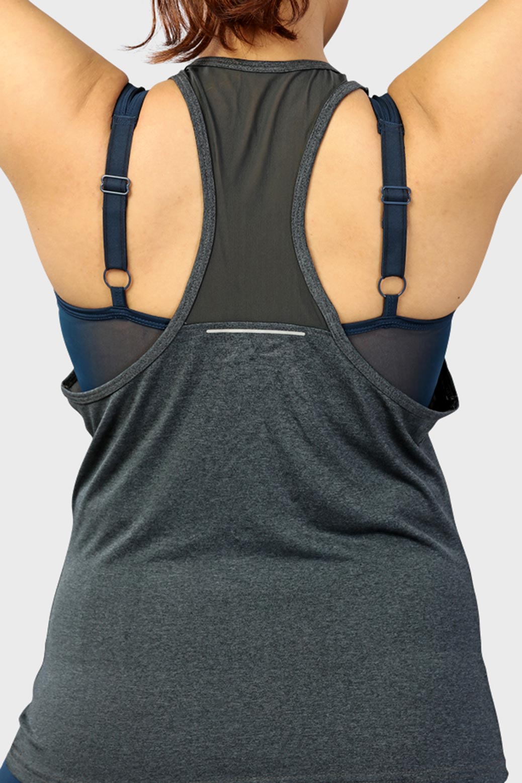 Bold Melange Tank Dark Grey