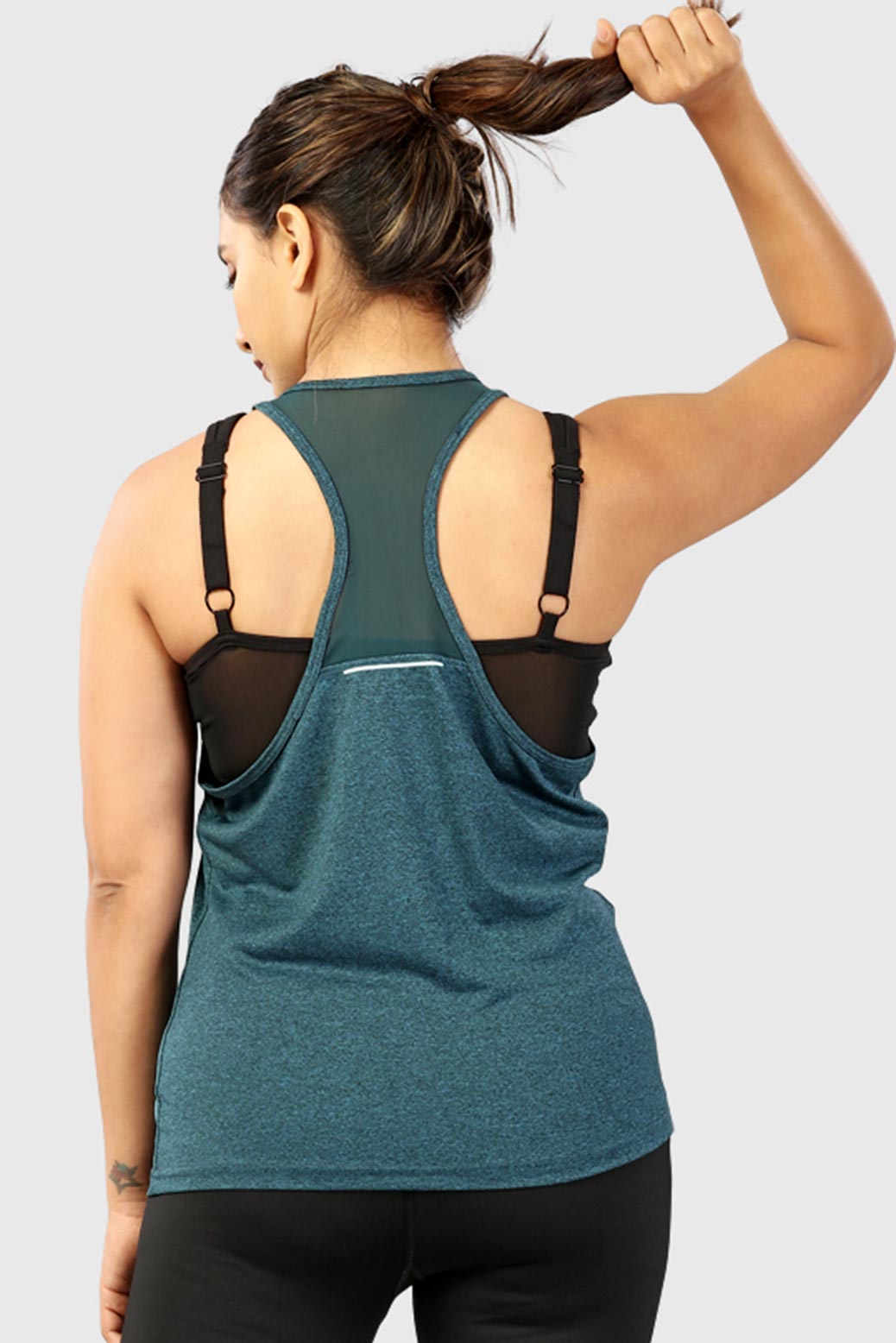 Bold Melange Tank Teal
