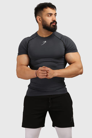 Compression T-shirt Grey