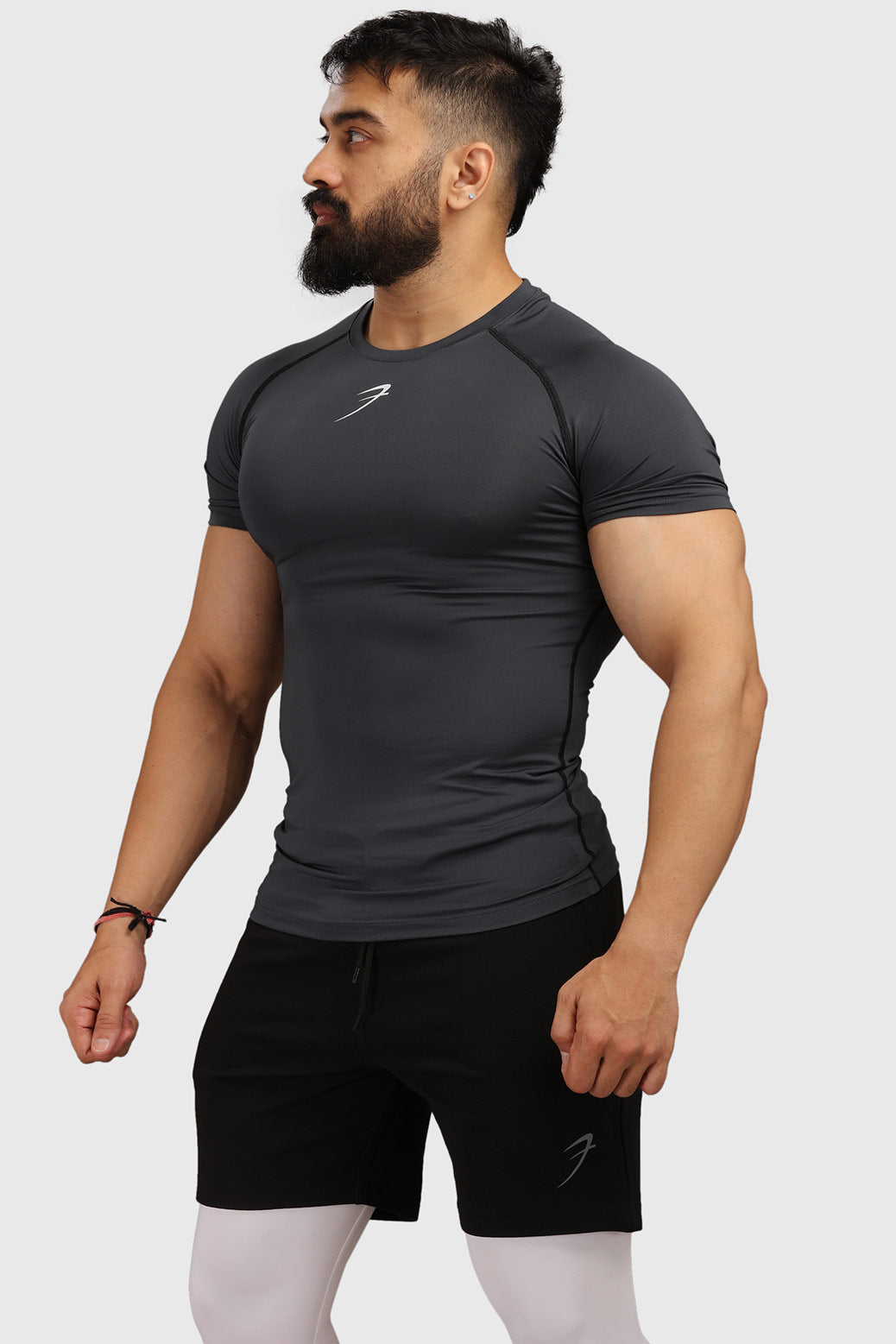 Compression T-shirt Grey