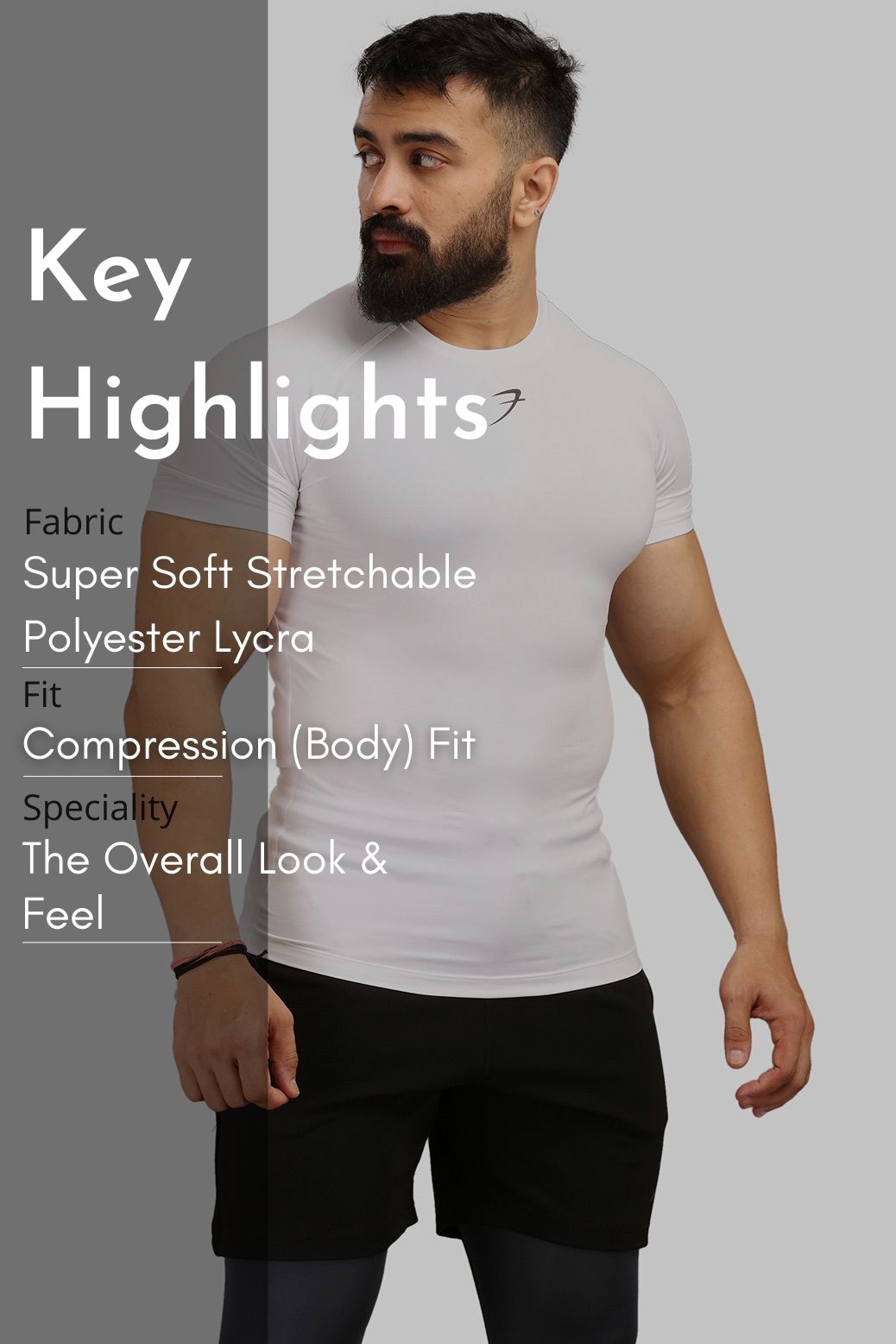 Compression T-shirt White