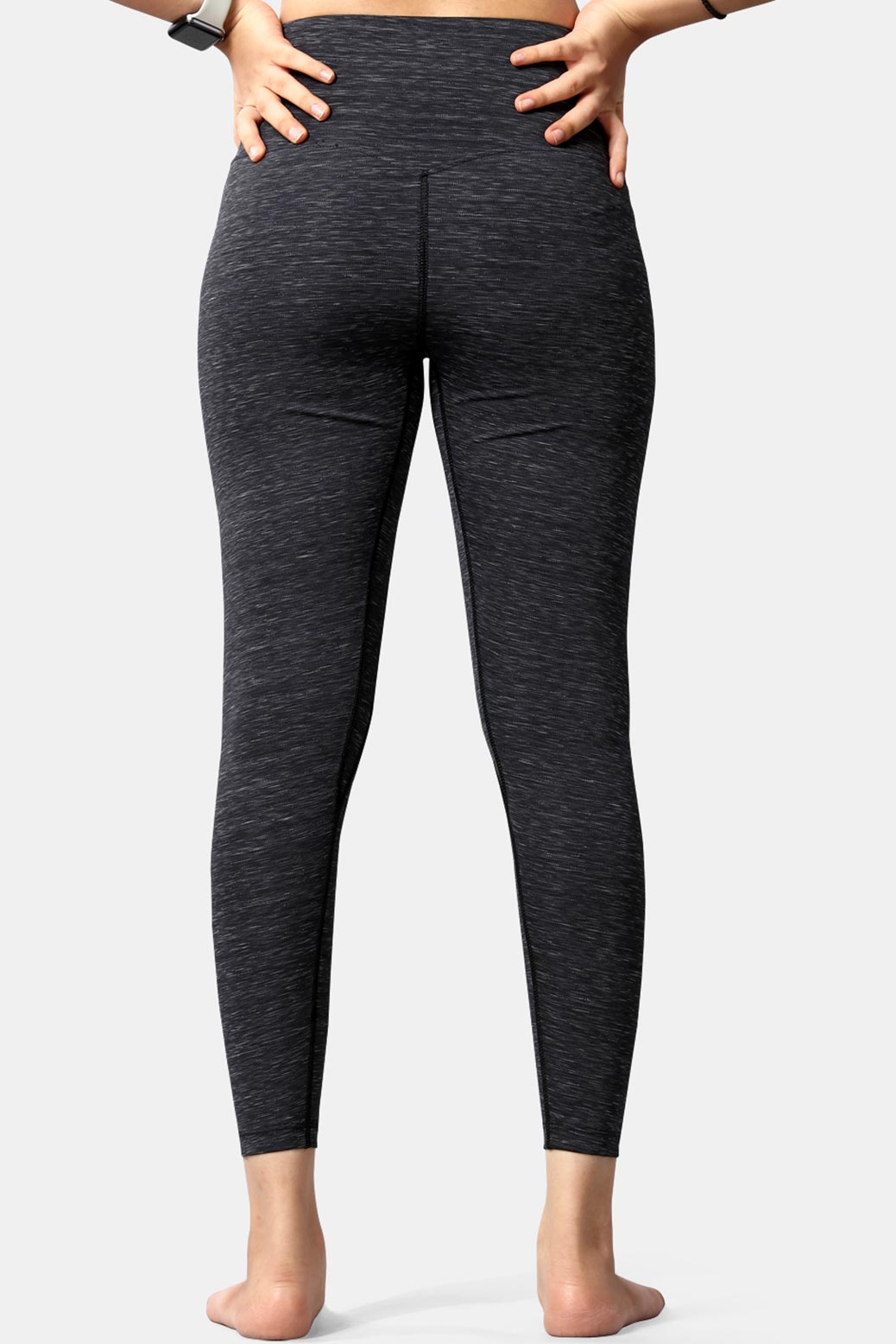 Essential Melange Leggings Black